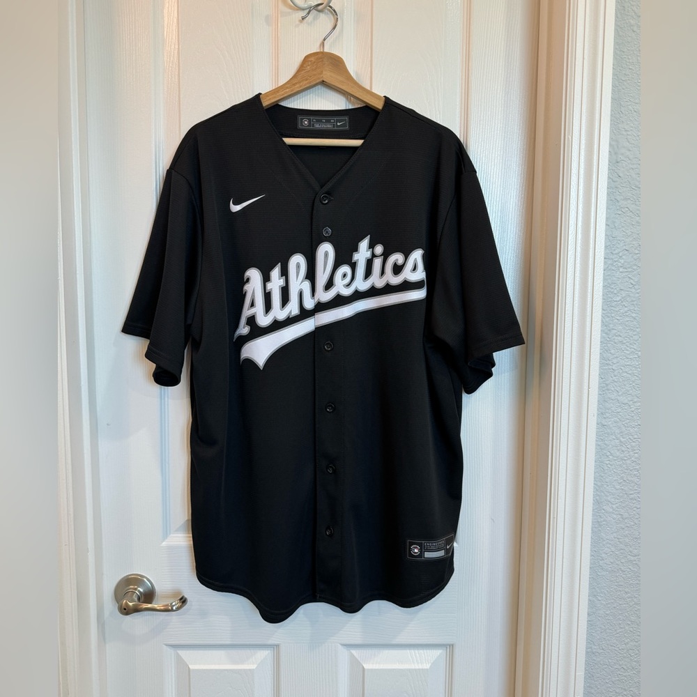 Oakland Athletics A’s Nike Jersey Black XL